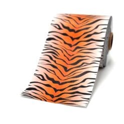 Happy Foils met oranje tijger print