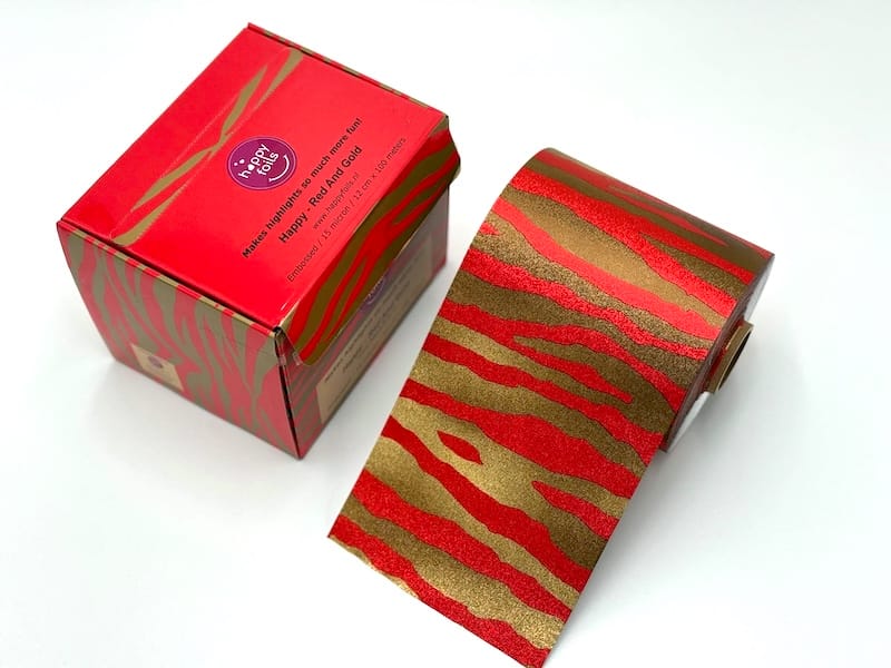 Gekleurde aluminium highlights folies voor de kapper van happy foils