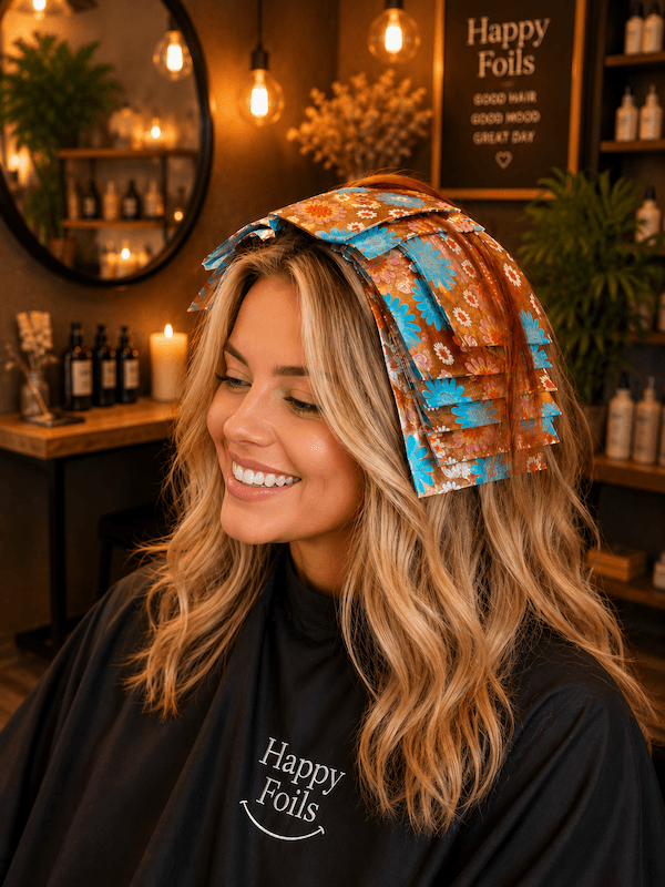 Happy Foils hairdresser foils with print
